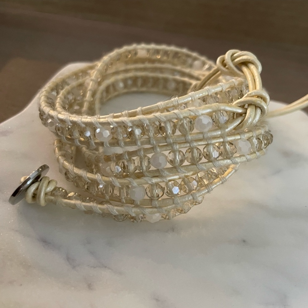 Victoria Emerson Wrap Bracelet - White